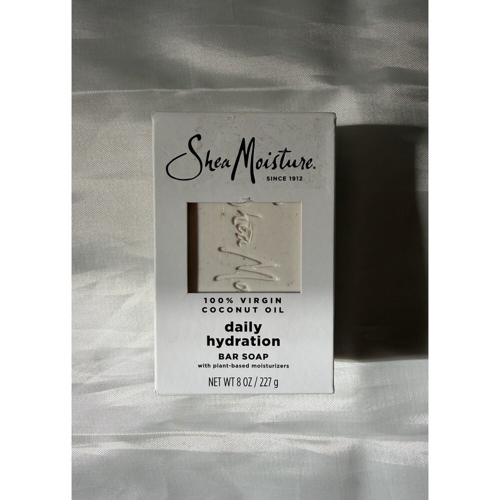SheaMoisture 100% Virgin Coconut Oil Shea Butter Soap, 8oz Coconut Milk & Acacia